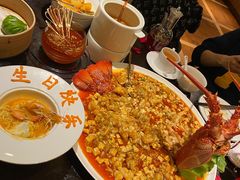 麻婆豆腐澳洲龙虾-甄御•海鲜新青岛菜(麦岛店)