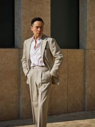 点击看大图 -怒马会 全麻衬西装高级定制