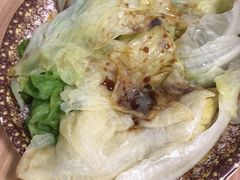 白灼生菜-甲乙饼·北京手工肉饼(西直门凯德茂店)