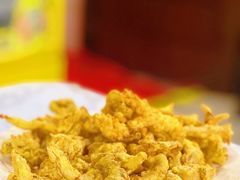 干炸蘑菇-赵氏牛肉罩火烧