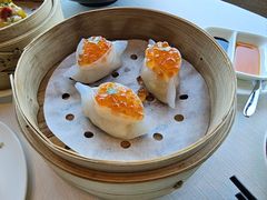 三文鱼子蟹腿凤眼饺-天龙轩(香港丽思卡尔顿酒店)