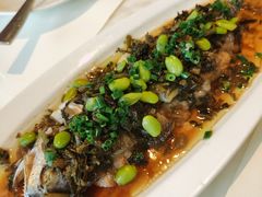 雪菜黄花鱼蒸肉饼-港丽餐厅(高德置地店)