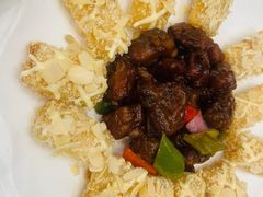 宗谷菜心粒雪花牛肉-新兴家喻酒家·羊城名宴(昌岗店)