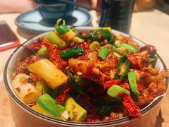 宫爆板筋-山石榴·贵州菜(丰盛里店)