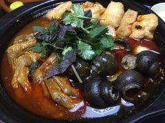 田螺鸭脚煲-老表记广西宵夜螺蛳鸭脚煲(西大店)