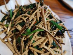 五香干丝拌菠菜-呱呱叫民俗风味主题餐厅(沣峪口店)