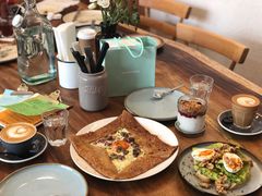 鸡蛋蘑菇熏肉荞麦可丽饼-RAC BAR(安福路店)