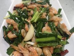 韭菜炒洱海虾-水上人家民俗餐厅(洱海公园店)