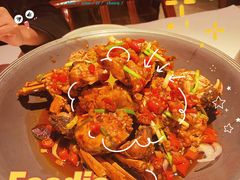 平锅香辣蟹-涂小二龙虾馆(望月湖总店)