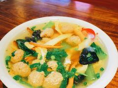 生汆丸子汤-子午路张记肉夹馍(兵马俑店)