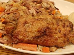 海鲜炒饭配香蒜烤鸡-玛格萝妮比萨屋(四平店)