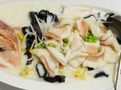 豆浆煮的东星斑-翠园(兴业太古汇店)
