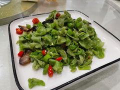 腊肉炒贡菜-桐庐土菜馆·传承经典土菜