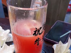 超大桶西瓜汁-冯校长老火锅(广州正佳广场店)