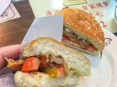 猪扒包-兰芳园(上环店)