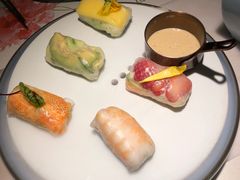 漫步花开彩虹卷-蜜桃花开·中西融合菜E&W(南长街店)