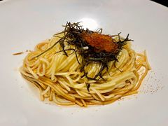 三文鱼仔葱油捞面-小运河·公馆(国贸店)