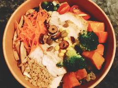 【脂肪终结者】鸡胸肉杏鲍菇沙拉-轻素Chic Salad·轻食(万松园店)