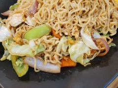 炒方便面-特色油边心管烤串