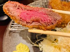 牛柳炸牛排温泉蛋套餐-牛カツ京都勝牛(河原町蛸薬師店)
