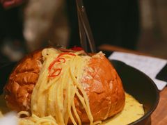 面包奶油鸡意面-INSA Korean Bistro饮鲨韩食酒馆