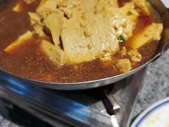 干锅千叶豆腐-华盛园卷子王农家菜水库鱼