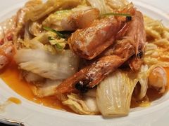 明虾烧菜芯-东莱馋房(陆家嘴店)