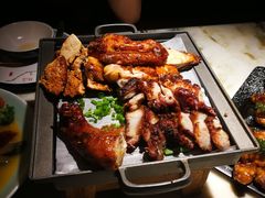 绿茶葱香烤鸡烤肉合拼-绿茶餐厅(汇悦大融城店)