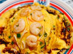 虾仁煎蛋饭-敏华冰厅(平安金融中心店)