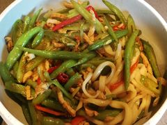 豆角丝炒肉拌转百刀-日上三甘(三里屯店)