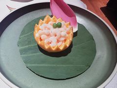 橙香鸡头米虾仁-苏城家宴·金堤花园店(李公堤店)