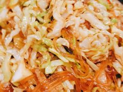铁板包菜粉丝-听涛雅苑百味饺子老家菜馆