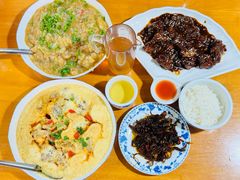 羊肚菌蒸蛋-龙姐私房菜(和顺古镇店)