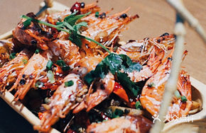 Skillfully Prepared Spicy Shrimp