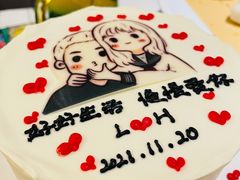 -咖咖熊蛋糕定制·英国蓝风车动物性淡奶油