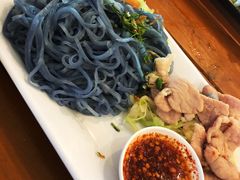 -蝶豆花蓝面条