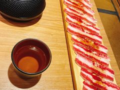 一米长的牛五花-吉秋田鲜和牛烧肉·肉档自选