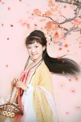 -后宫·古装汉服京剧儿童亲子全家福摄影