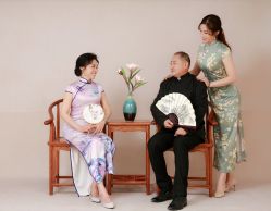 -时光纪亲子全家福照相馆(静安店母女写真父母纪念照)
