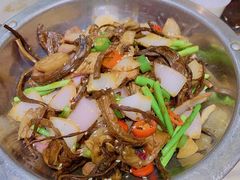 干锅茶树菇-阿巧一号私房菜(止园路店)