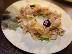 咸鸡拌海螺片-广州文华东方酒店·江-由辉师傅主理