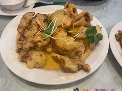 传统锅包肉-黄家饺子东北特色菜馆(湖滨商业街店)