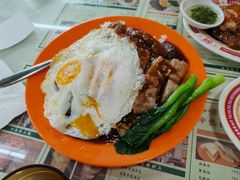 炸猪排煎双蛋-東發道茶冰廰(人民广场店)