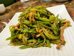 芸豆炒肉丝-燕青小馆(东园大厦店)
