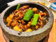 石锅杭椒牛蛙-桂满陇-西湖船宴(西单大悦城店)