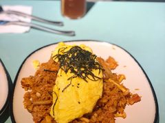韩式辣白菜蛋卷炒饭-sugarman espresso素饮糖人高新咖啡工厂