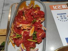 金会长鲜拌嫩牛肉-金会长自助海鲜·烤肉(人民广场店)
