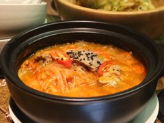 韩式辣牛肉粉丝煲-山港凯悦酒店·BEBA海滩烧烤餐厅酒吧