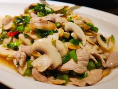 雪菜蘑菇炒肉片-米家小馆(新华店)