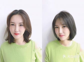 早上起来如果很服帖可以用卷筒头顶稍微做蓬松一点